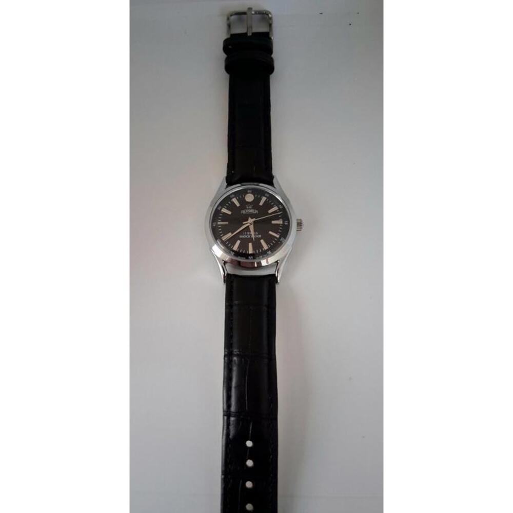 Vintage Roamer Men's Leather Mechanical‎ Watch RARE - Picture 4 of 8